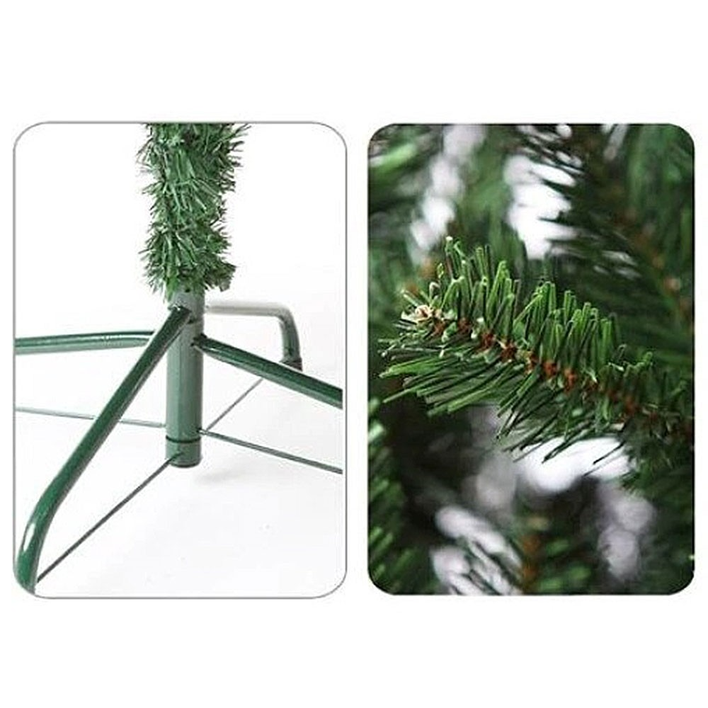 Pachet complet Craciun! Brad Artificial De Craciun 180 Cm + Decoratiuni multiple + Luminite