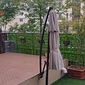 Gard Artificial Verde cu Frunze, 300x100 cm – Intimitate și Natură fără Griji