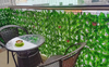Gard Artificial Verde cu Frunze, 300x100 cm – Intimitate și Natură fără Griji
