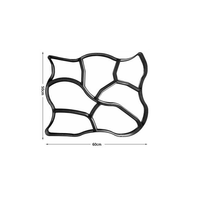 Set 2 x Matriță pentru Turnat Pavaj din Beton – Creează Alei Perfecte! 🏡🔨