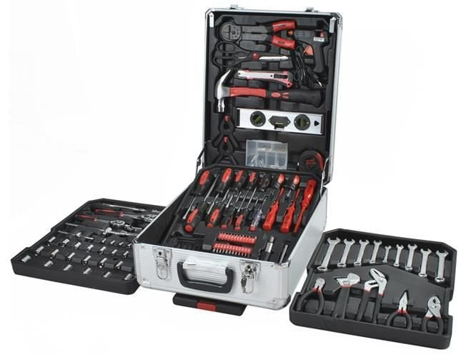 Trusă de Scule Tip Troler – 187 Piese – Aluminiu Premium