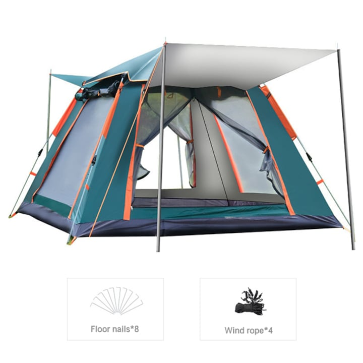 Cort Camping Automat – Spațiu, Confort și Protecție În Doar 10 Secunde!