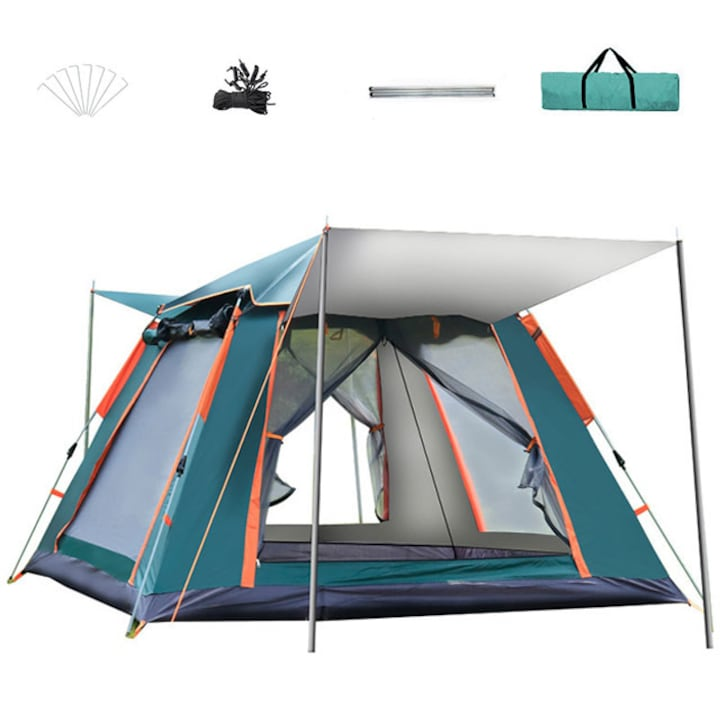 Cort Camping Automat – Spațiu, Confort și Protecție În Doar 10 Secunde!