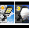 Set 3 x Lampa solara  6 COB LED cu senzor de miscare si unghi de inductie 120 grade