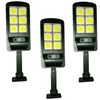 Set 3 x Lampa solara  6 COB LED cu senzor de miscare si unghi de inductie 120 grade