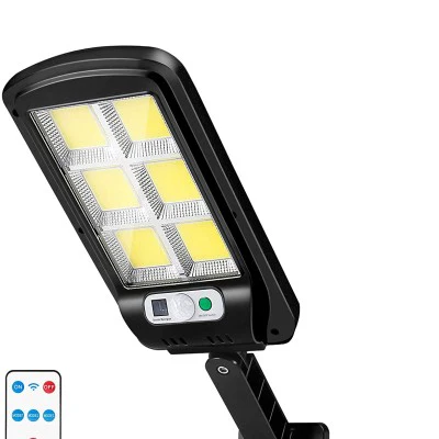 Set 3 x Lampa solara  6 COB LED cu senzor de miscare si unghi de inductie 120 grade