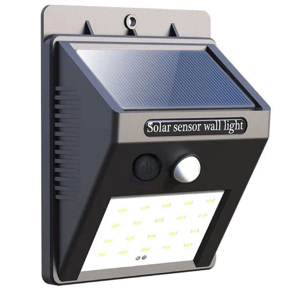 Set 5 Lampi Solare cu 30 LEDURI cu Senzor Miscare si Senzor Lumina
